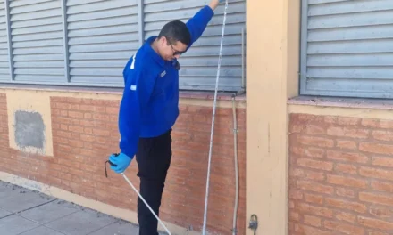 Treparon más de tres metros para robar en una estación de energía, pero una vecina frustró el golpe