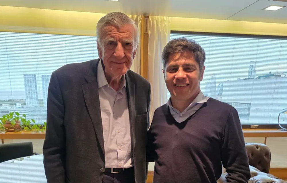 Gioja se mostró con Kicillof y profundizó la interna con Uñac en el PJ sanjuanino