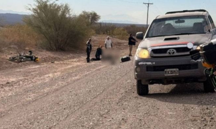 Tragedia en Ruta 40: murió un motociclista cerca de Talacasto