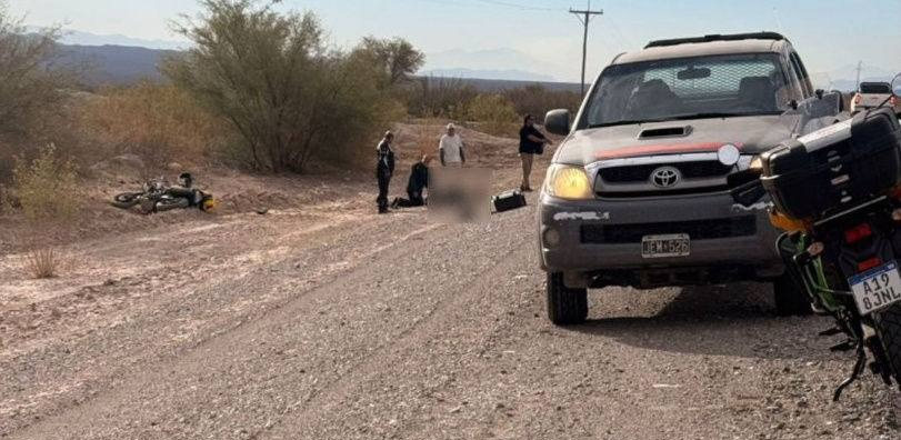 Tragedia en Ruta 40: murió un motociclista cerca de Talacasto