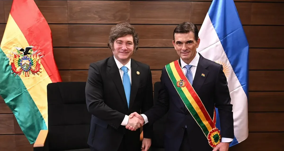 Javier Milei ratificó su respaldo al presidente de Bolivia frente a quienes buscan desestabilizar y obstaculizar el camino de la libertad