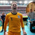 Jordan Pickford, arquero de la selección inglesa, quedó en el ojo de la tormenta tras ser visto de fiesta en un club nocturno