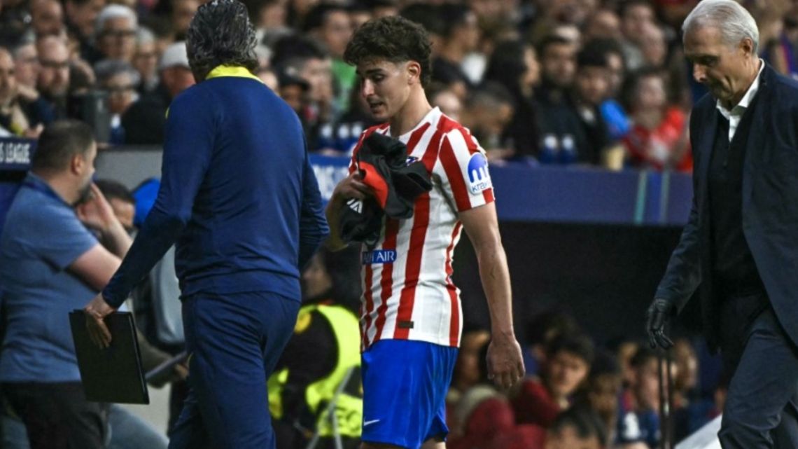 Se confirmó el estado de Julián Álvarez tras el golpe que sufrió en las semifinales de la Champions League