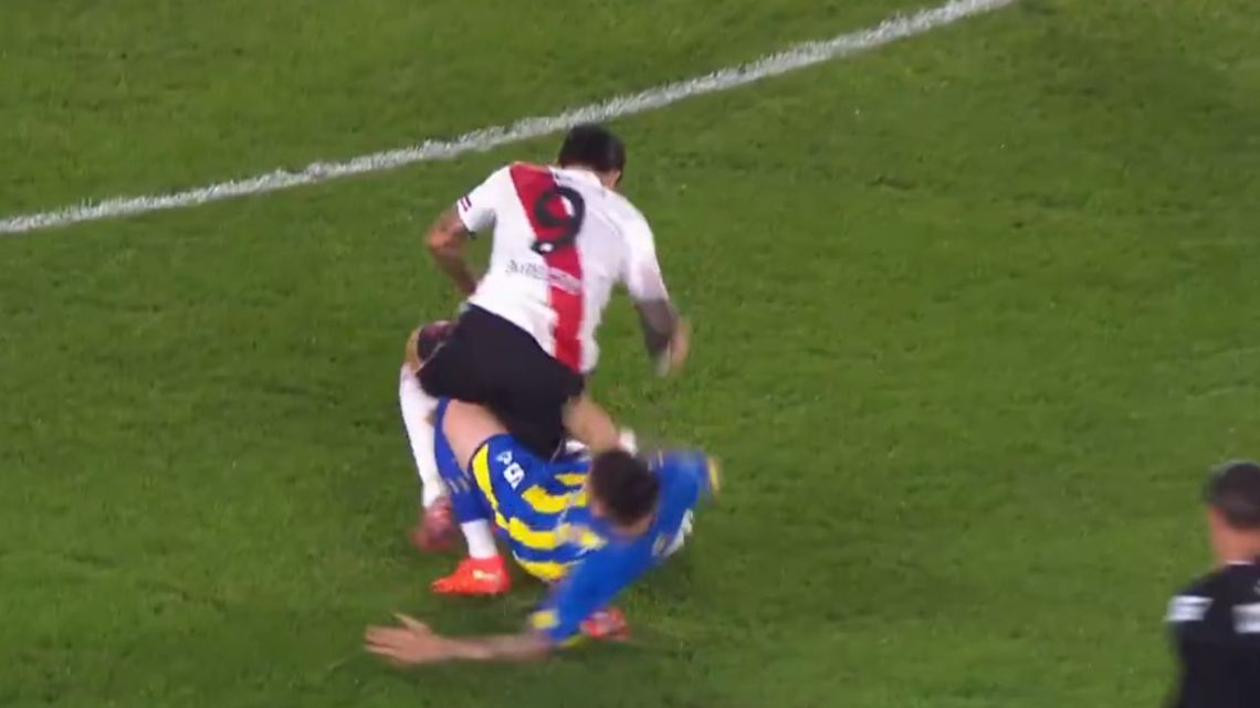 Lesión Driussi vs. Rosario Central