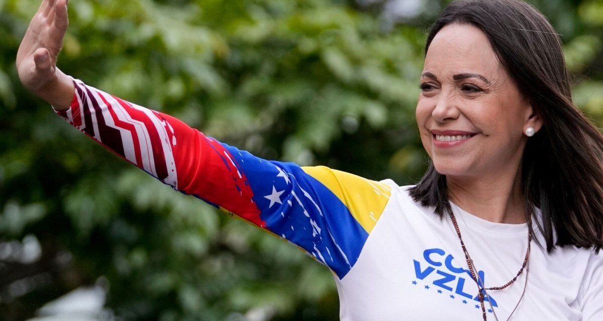 María Corina Machado oficializó su candidatura presidencial en Venezuela