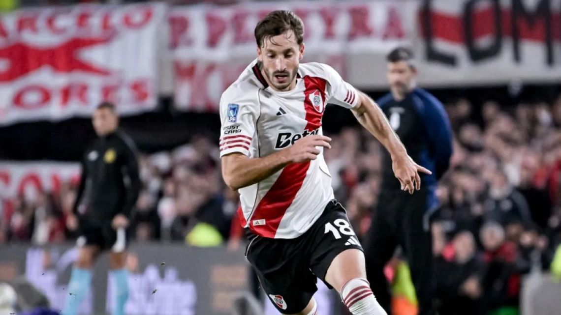 Alerta en River: Matías Viña se desgarró y se pierde la final ante Belgrano