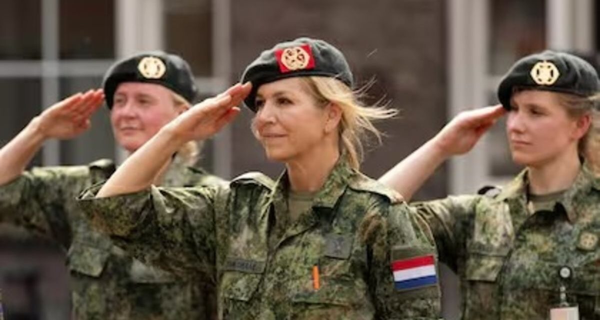 Máxima Zorreguieta completó la primera etapa de su formación militar y recibió una distinción en Países Bajos
