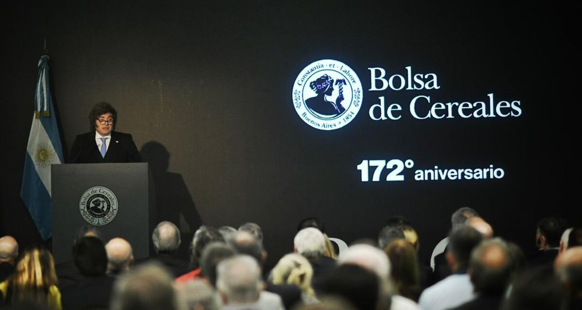 Javier Milei anunció menos retenciones y prometió más bajas si es reelecto en 2027