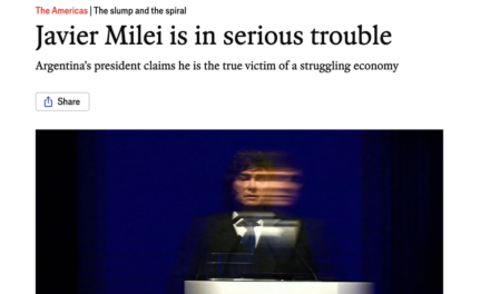 The Economist advirtió que Javier Milei está en serios problemas
