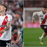 Alarma en River: Montiel se lesionó en la entrada en calor y Acuña sufrió una molestia muscular ante Gimnasia