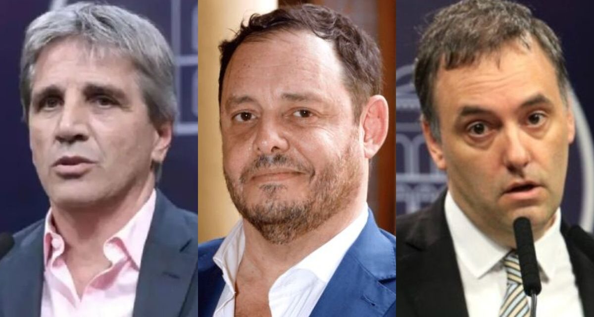 Luis Caputo, Manuel Adorni y Demian Reidel fueron denunciados por presunto uso irregular de fondos de Nucleoeléctrica