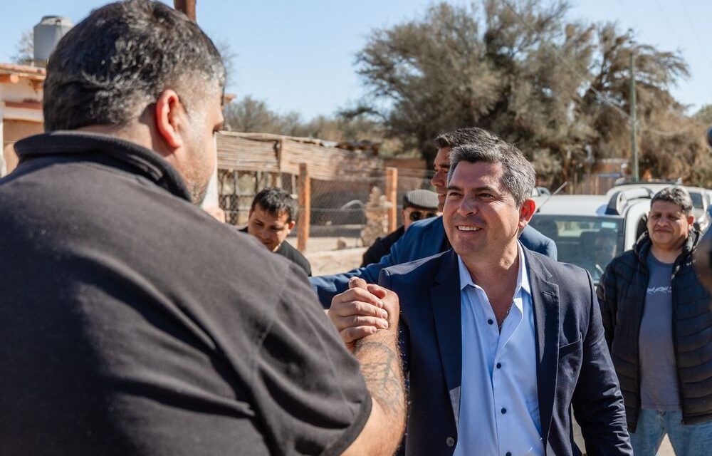 Orrego saludó a los trabajadores y vinculó el esfuerzo diario con el crecimiento de la provincia