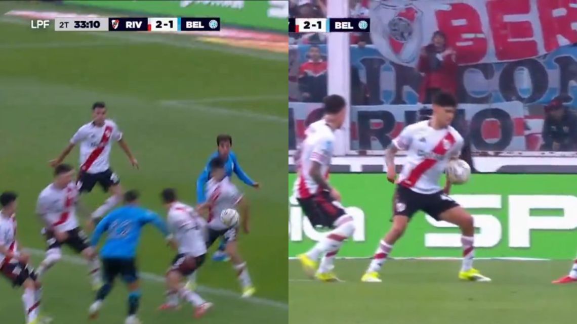 El polémico penal que encendió el enojo de River ante Belgrano