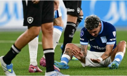 Mazazo para Racing: volvió a perder ante Botafogo y quedó contra las cuerdas en la Copa Sudamericana