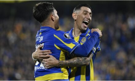 Con un Ángel Di María estelar, Rosario Central goleó a Universidad Central y se clasificó a los octavos de la Copa Libertadores