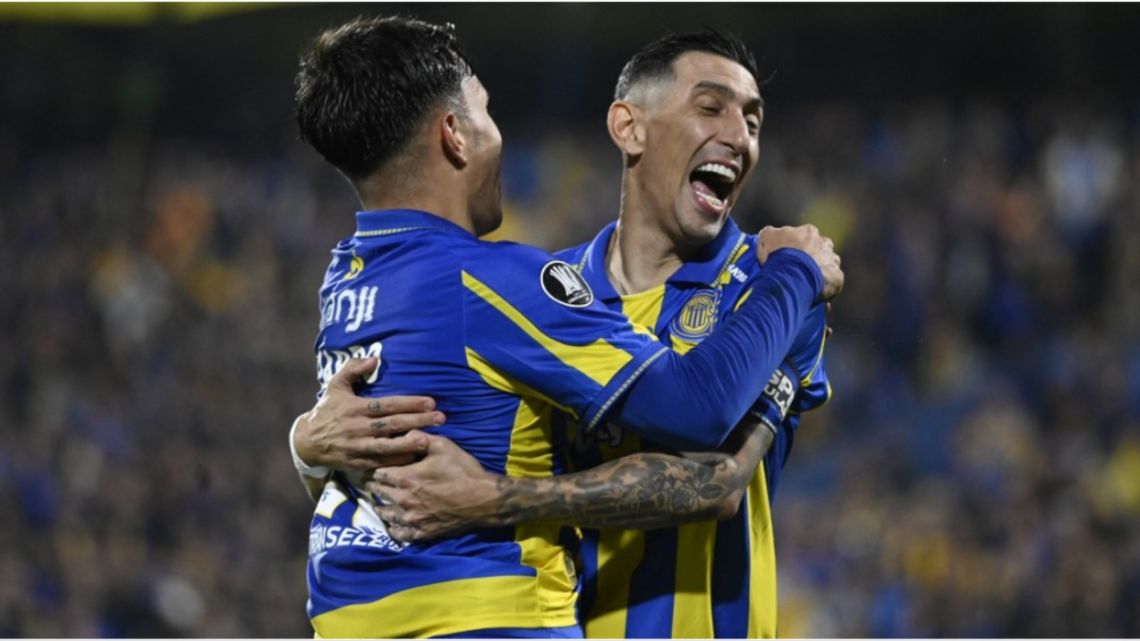 Con un Ángel Di María estelar, Rosario Central goleó a Universidad Central y se clasificó a los octavos de la Copa Libertadores