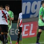 Santiago Beltrán se fue expulsado y Matías Viña terminó atajando más de diez minutos infartantes para River