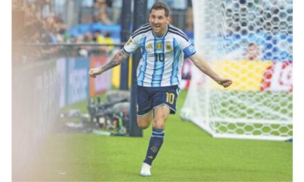 El lúdico duelo de Lionel Messi
