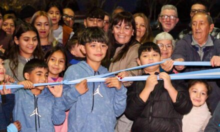Chimbas: Los Lotes Hogar 8 y 15 estrenaron una plaza pensada para toda la familia