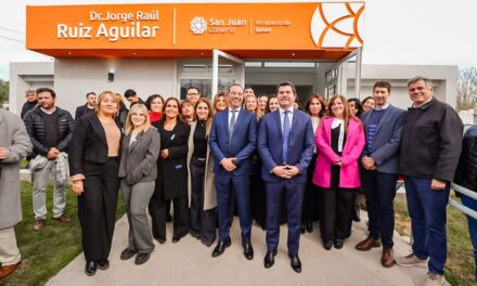 Orrego inauguró una obra que permitirá duplicar los servicios de salud en Chimbas