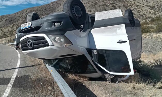 Así terminó un vehículo tras un impactante accidente en Iglesia