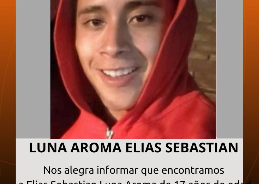 Hallaron sano y salvo al adolescente que era intensamente buscado en la provincia