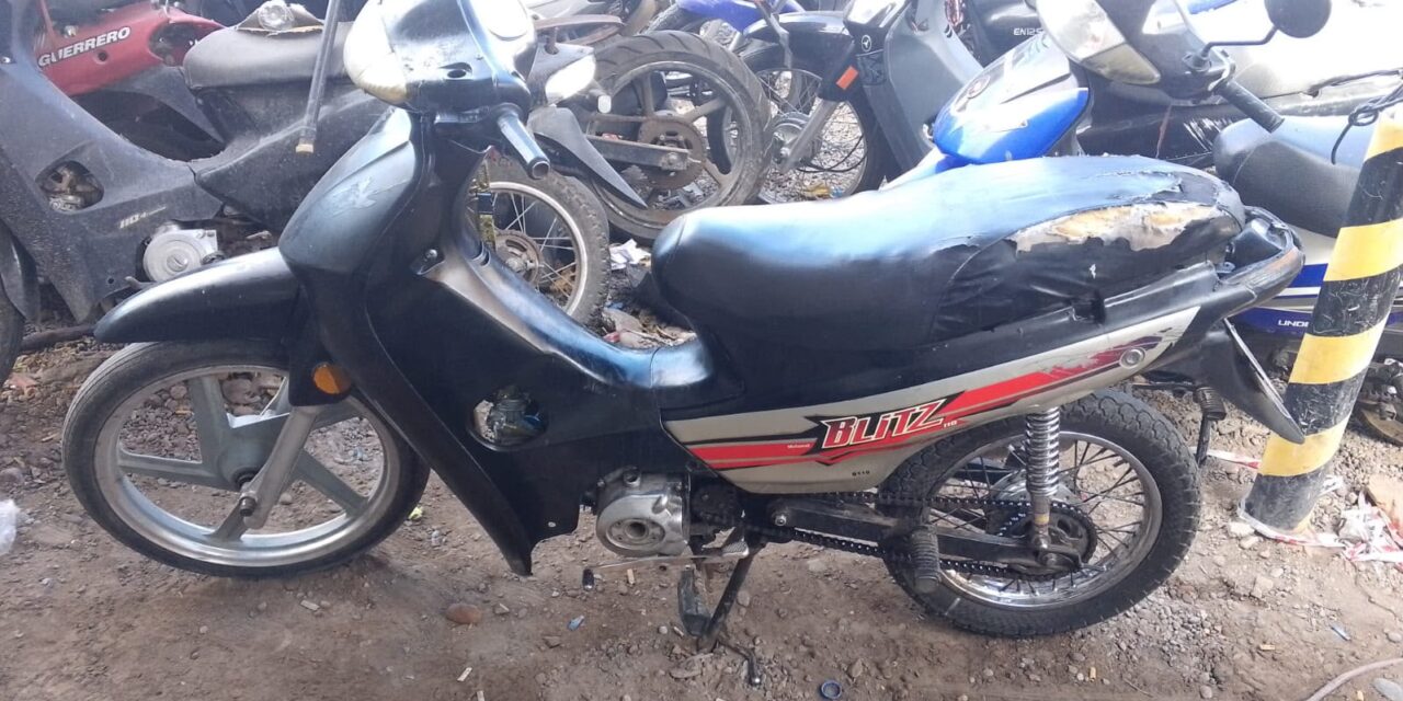 Recuperan en Rawson una motocicleta robada que era buscada desde 2021