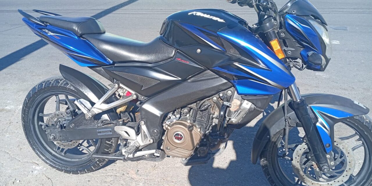 Recuperaron en Rawson una moto robada hace casi dos años en Mendoza
