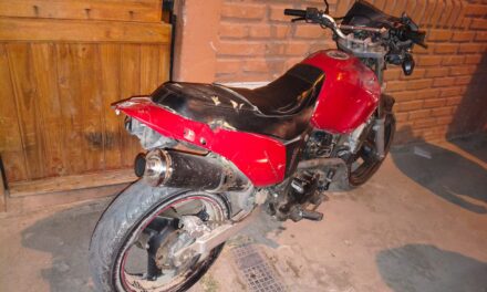 Encontraron en Pocito una moto que había sido robada horas antes en Rawson