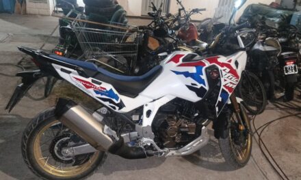 Recuperaron en Chimbas una motocicleta de alta gama robada a punta de pistola en Pocito