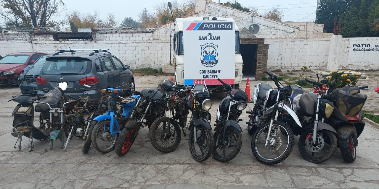 La Policía puso la lupa sobre talleres de Caucete y encontró vehículos sin papeles