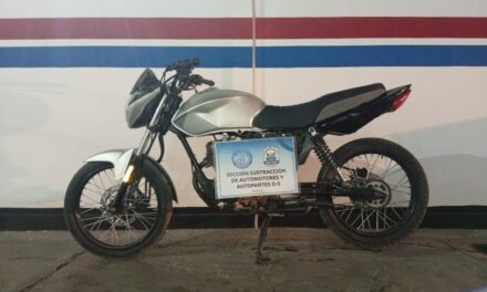Recuperan en Rawson una motocicleta robada a comienzos de año