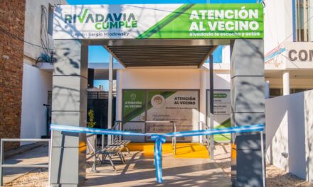 Rivadavia inauguró nuevas oficinas de Atención al Vecino y ya resolvió más de 5.400 reclamos