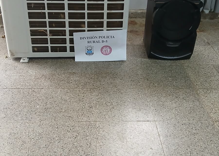 Recuperan equipos robados de un centro de salud y secuestran otros elementos en Caucete