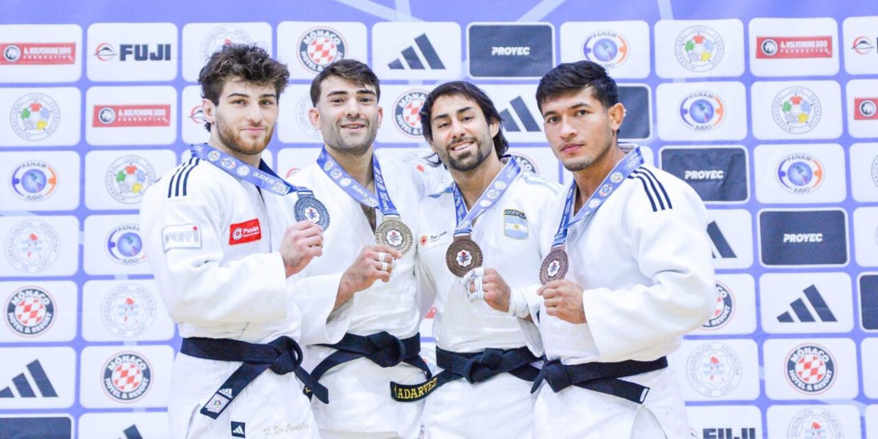El judoca sanjuanino Karim Adárvez se subió al podio en el Open Internacional