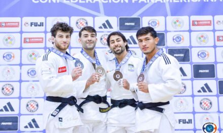 El judoca sanjuanino Karim Adárvez se subió al podio en el Open Internacional