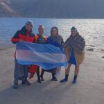 Nadadores sanjuaninos intensifican su preparación para competir en las aguas heladas del Perito Moreno