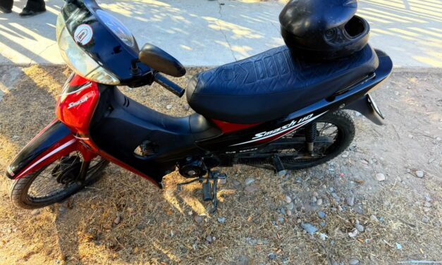 Robó una moto del estacionamiento de un supermercado y terminó detenido a pocas cuadras