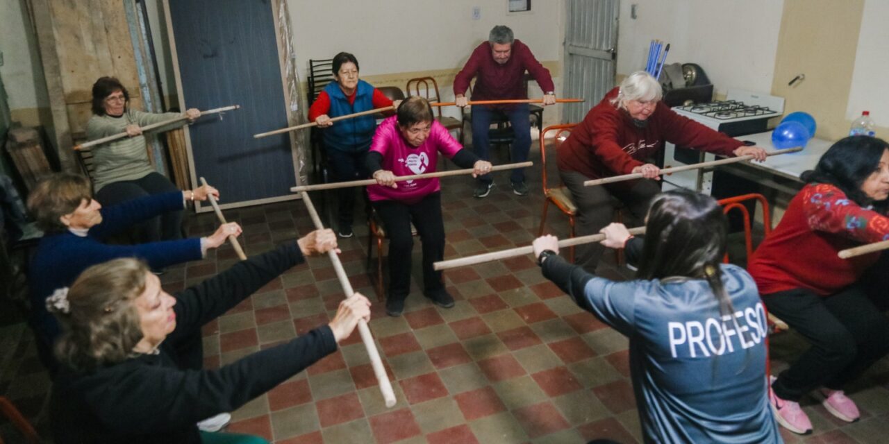 El deporte sigue sumando espacios para las personas mayores en los 19 departamentos de San Juan