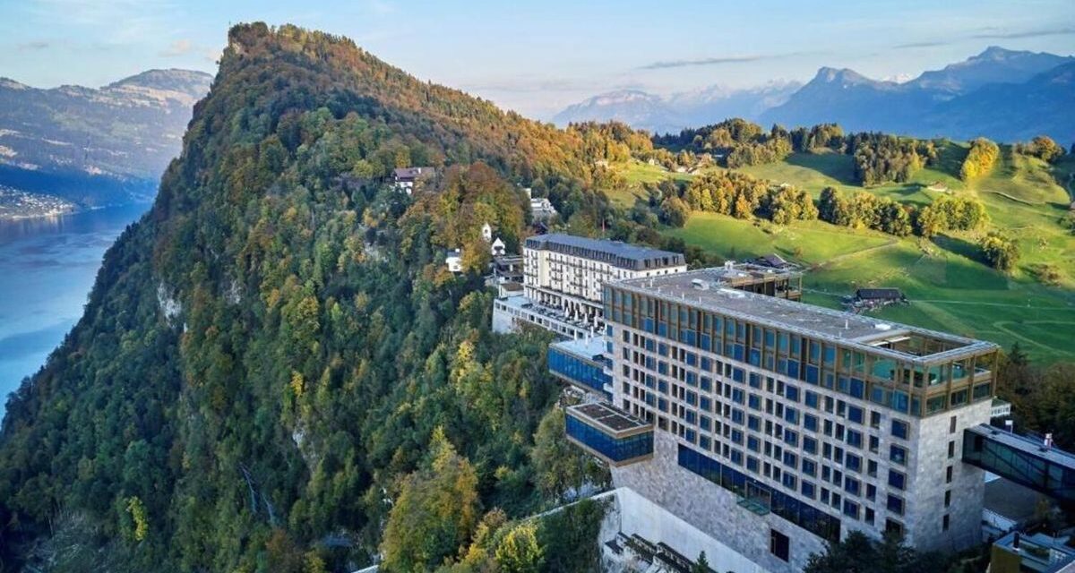 Cómo es Bürgenstock, el lujoso resort y hotel donde EEUU e Irán negocian el acuerdo de paz en Medio Oriente