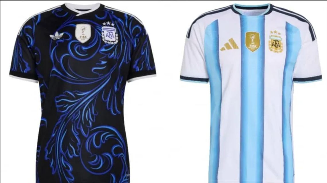 Revelaron las camisetas que usará la Selección argentina en la primera fase del Mundial