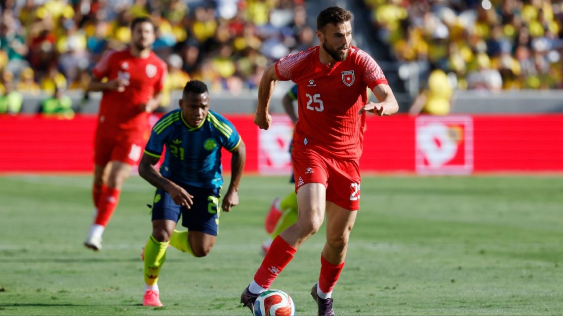 Colombia venció 2-0 a Jordania, el tercer rival de Argentina en el Mundial