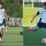 Alivio para Scaloni de cara al Mundial: Cuti Romero y Julián Álvarez recibieron el alta médica y ya entrenan a la par del grupo
