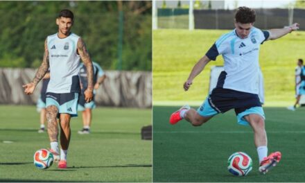 Alivio para Scaloni de cara al Mundial: Cuti Romero y Julián Álvarez recibieron el alta médica y ya entrenan a la par del grupo