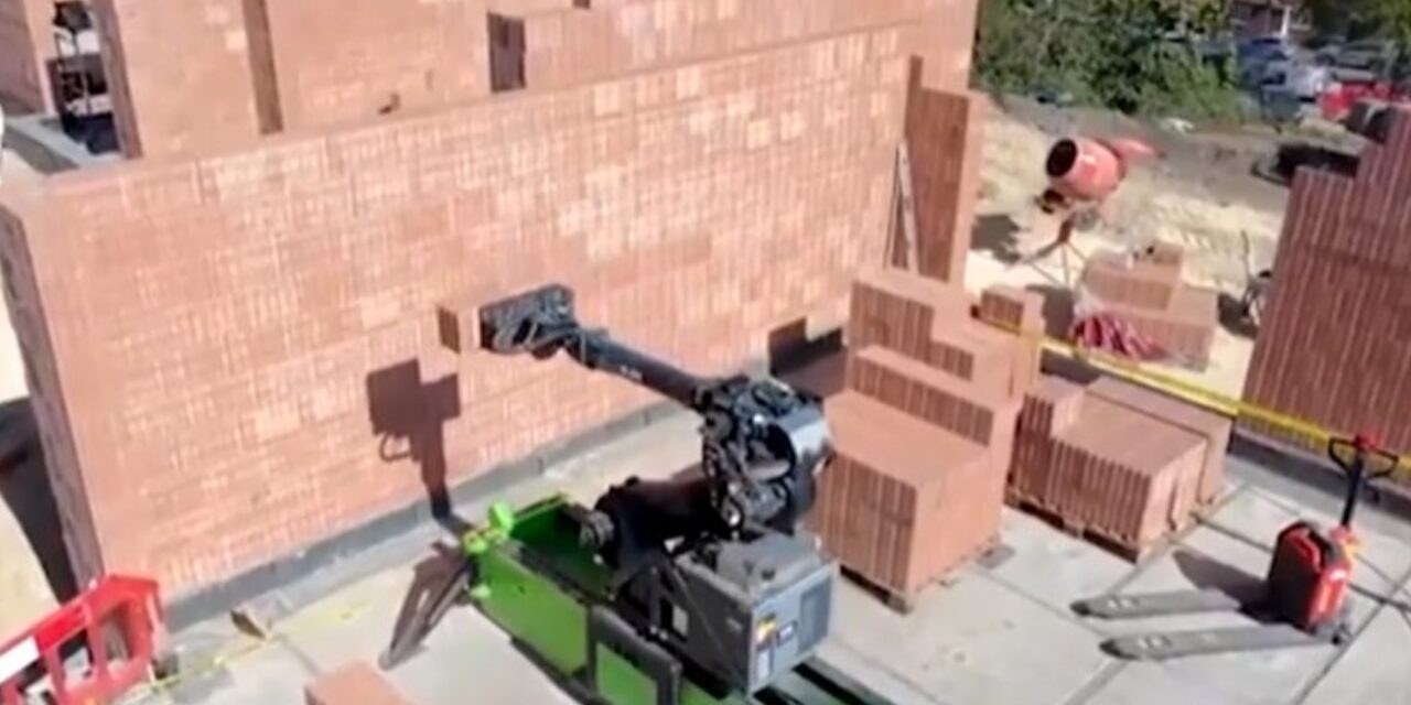 Así es “Walter”, el robot albañil que busca reemplazar la mano de obra en la construcción
