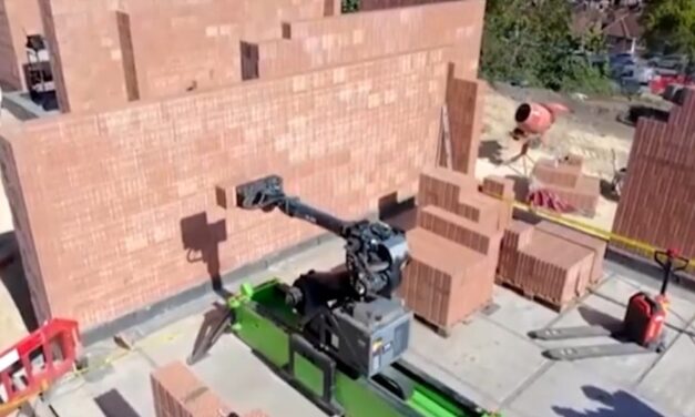 Así es “Walter”, el robot albañil que busca reemplazar la mano de obra en la construcción