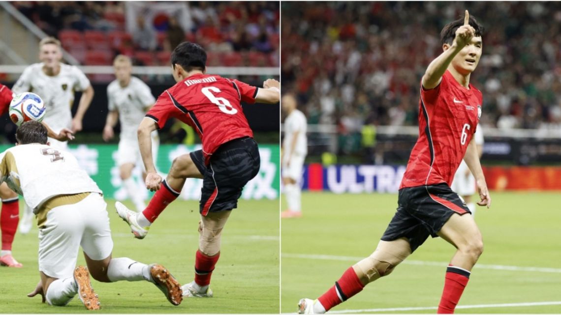 El golazo de Hwang In-beom: enganche de taco, espectacular definición tras 26 pases y triunfo clave de Corea del Sur