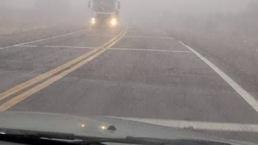 Neblina y lloviznas complican la circulación en rutas del centro y sur provincial