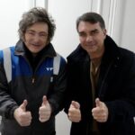 Javier Milei recibió a Flávio Bolsonaro y ratificó su apoyo a la derecha brasileña