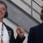 La eufórica reacción de Marcelo Gallardo y Carlos Tévez tras el primer gol de Lionel Messi ante Austria